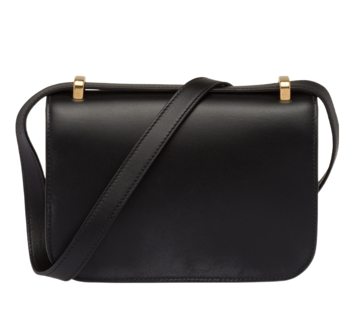 Túi Miu Miu Logo Snap Lock ‘Black’ 5BD254-2AIX-F0002 - Ảnh 2