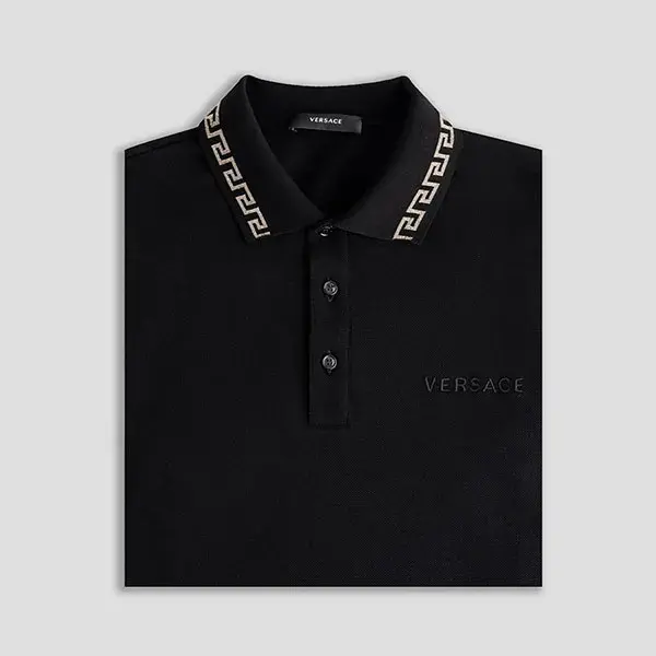 Áo Versace Medusa Polo ‘Black’ A89504S-A231377-2B130 - Ảnh 4