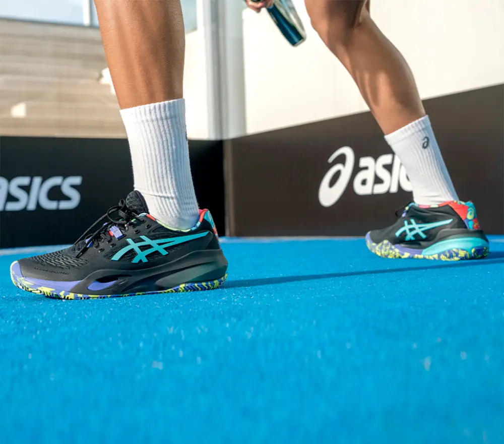 Alternative view of Giày Asics Gel-Resolution x Padel L.E. ‘Black Energy Aqua’ 1041A503-002