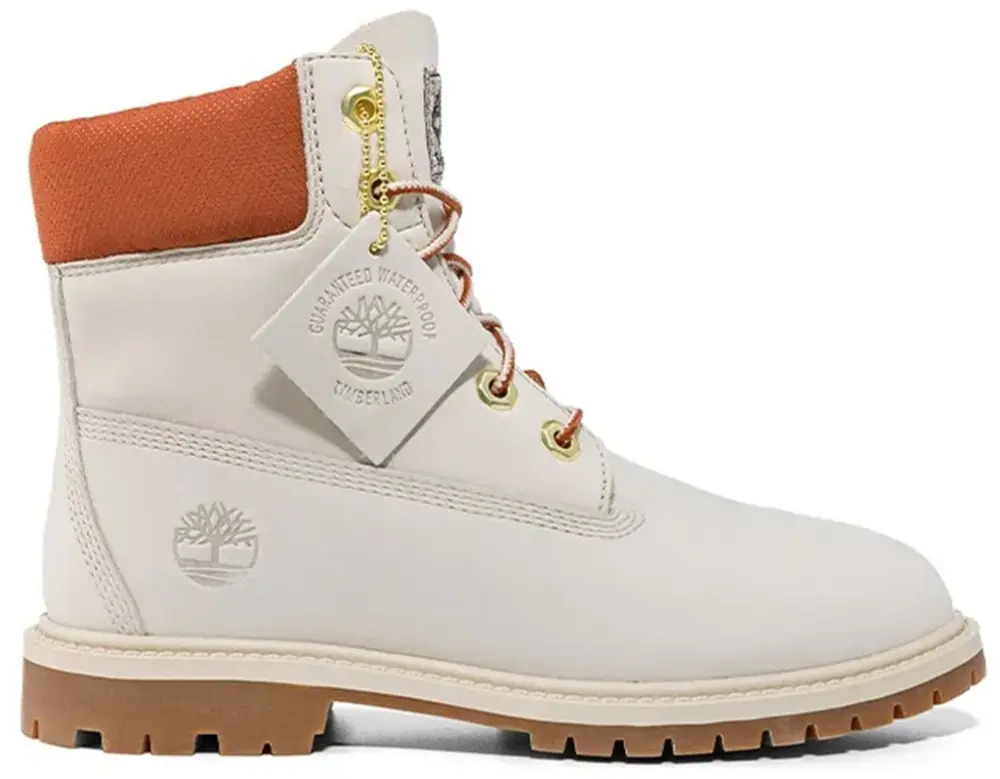 Giày Timberland Heritage 6 Inch Waterproof 'White Nubuck' A5RVCW