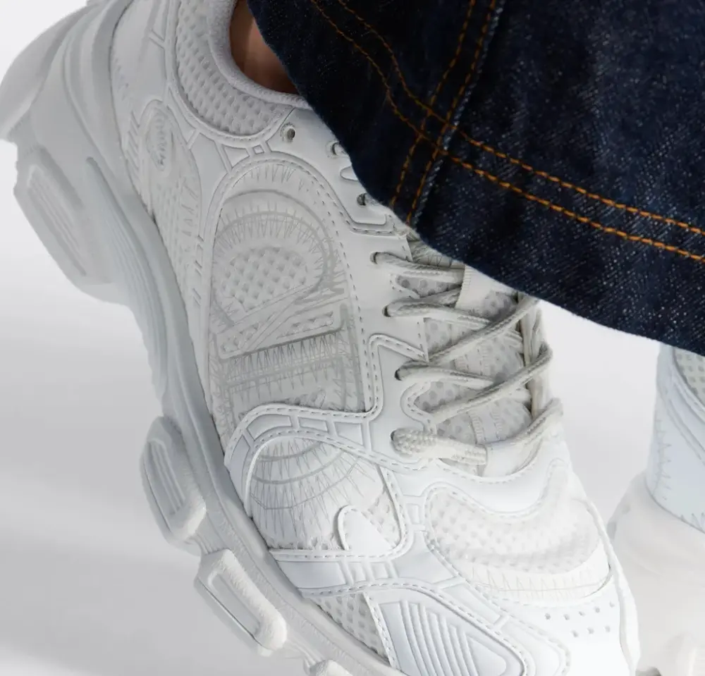Giày Dior Chrono Sneaker ‘White’ KCK414TRM-S10W - Ảnh 3