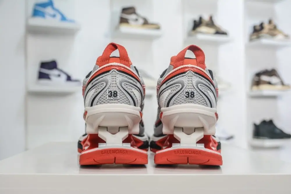 Giày Balenciaga X-Pander Sneaker ‘Red Silver’ 653871 W2RA4 6012 - Ảnh 4