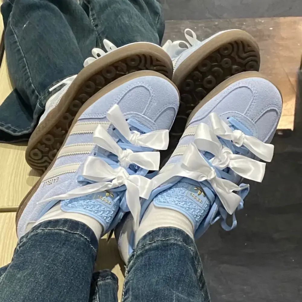 Giày Adidas Gazelle Indoor 'Clear Sky Off White' JI2717 - Ảnh 4