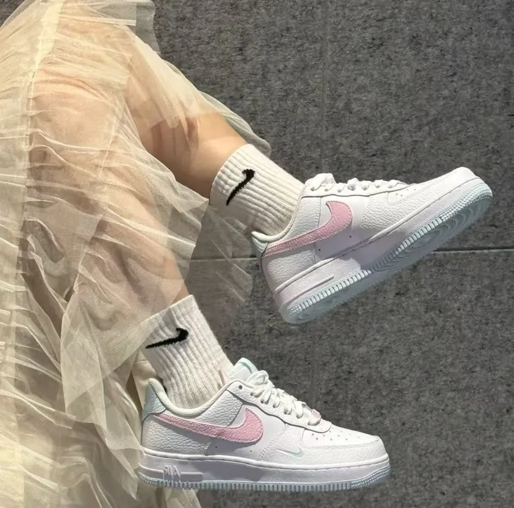Giày Nike AIR FORCE 1 'White Pink' IH0640-161 - Ảnh 5