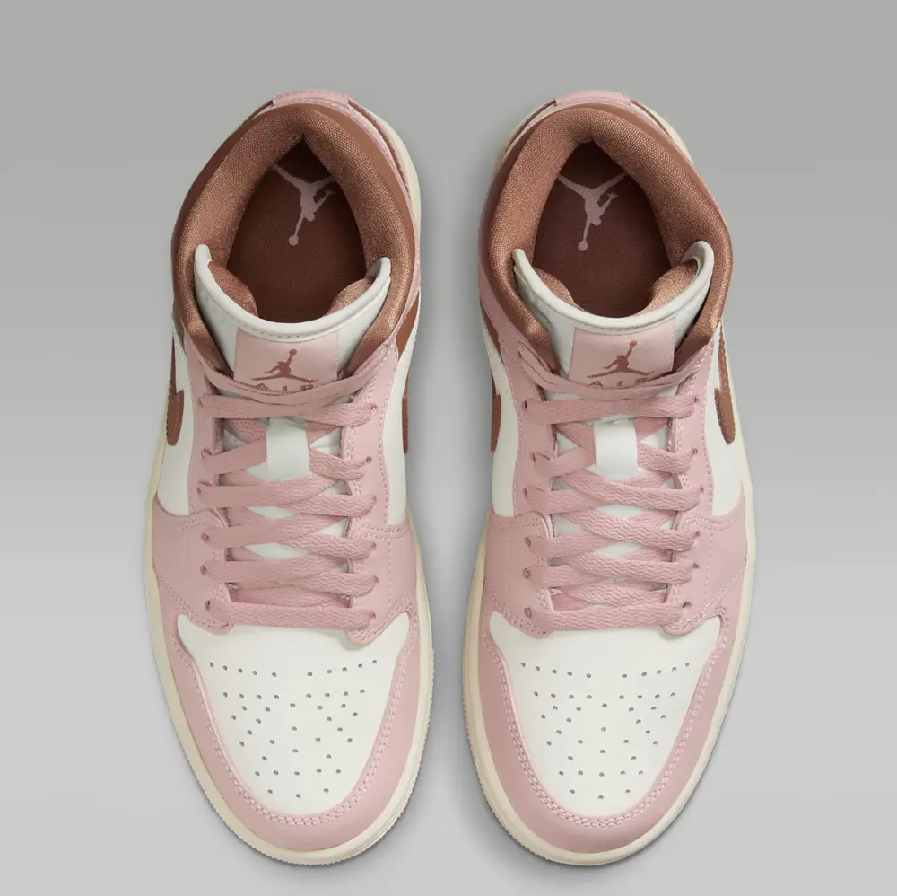 Giày Nike Air Jordan 1 Mid ‘Neapolitan’ BQ6472-620 - Ảnh 5