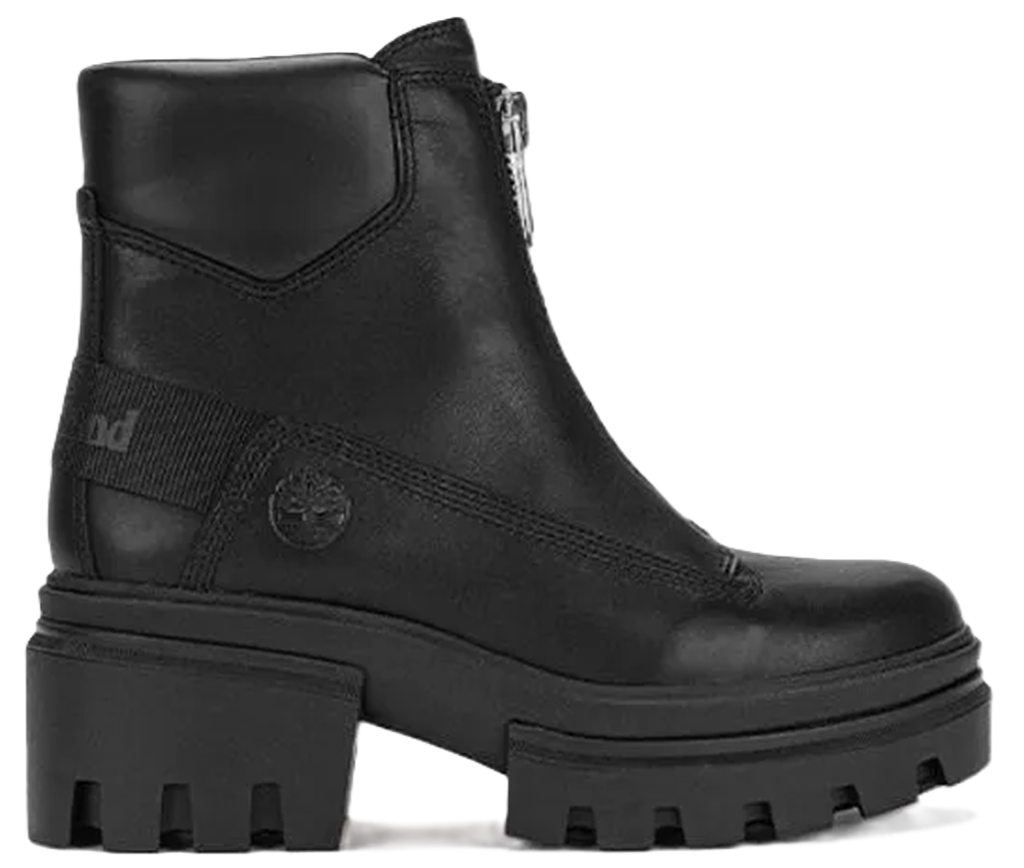 Giày Timberland Everleigh Front Zip 'Black Nubuck' A5YJV