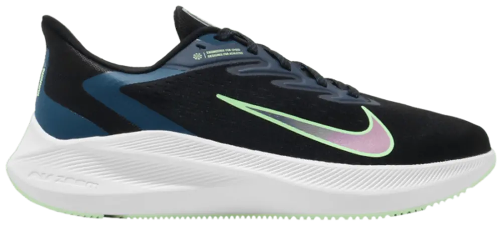 Giày Nike Zoom Winflo 7 ‘Black Valerian Blue’ CJ0291-004