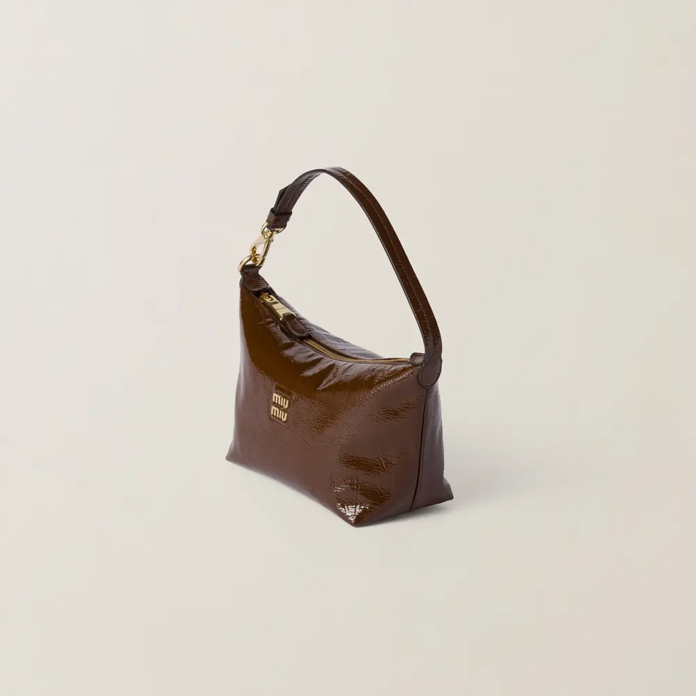 Túi Miu Miu Naplak Patent Leather ‘Palisander’ 5NE841-ADNT-F0BW5 - Ảnh 3
