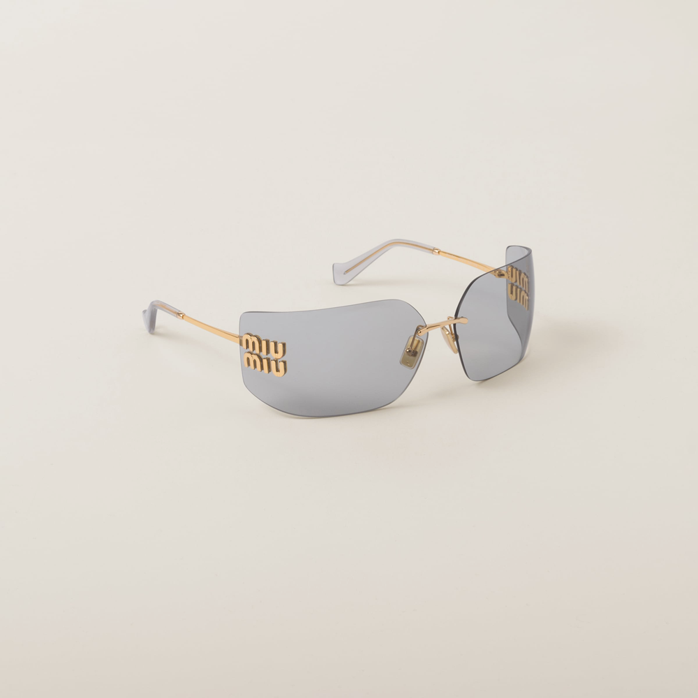 Kính Miu Miu Lenses Runway Sunglasses ‘Light Gray’ SMU54Y-E5AK-FE30B-C-080 - Ảnh 3