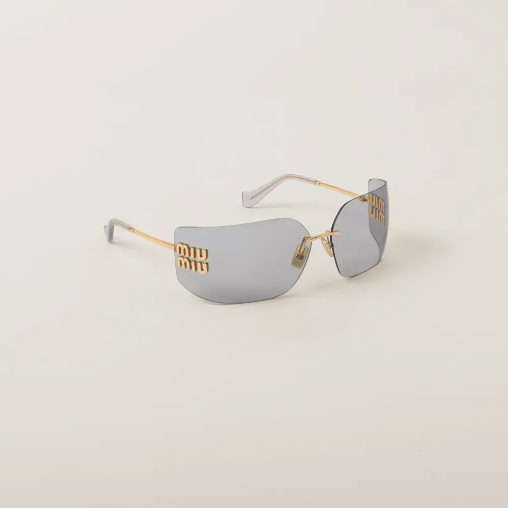 Kính Miu Miu Lenses Runway Sunglasses ‘Light Gray’ SMU54Y-E5AK-FE30B-C-080 - Ảnh 3
