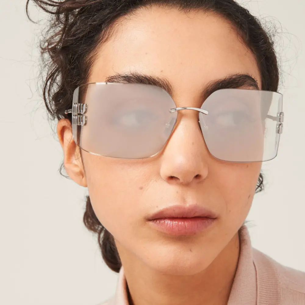 Kính Miu Miu Runway Sunglasses ‘Light Gold’ SMU54Y-M1BC-FE10F-C-080 - Ảnh 3