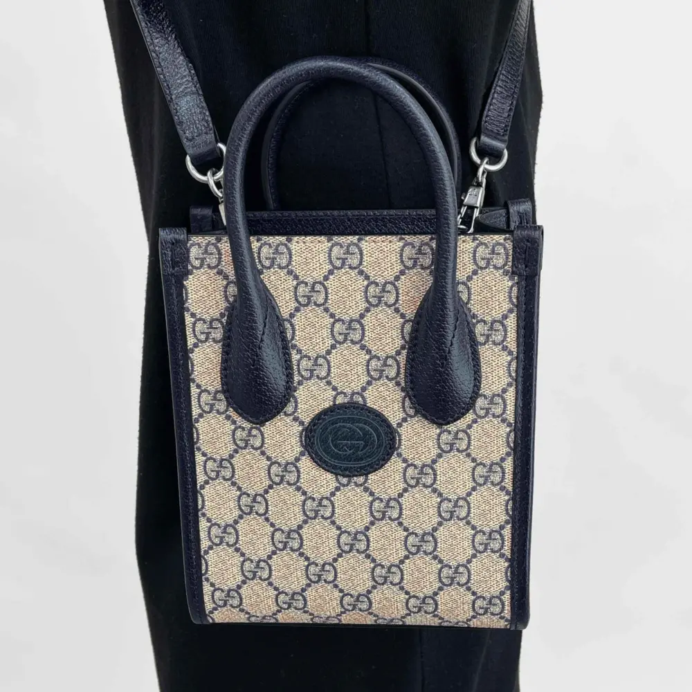 Túi Gucci Mini Bag With Interlocking G ‘Beige’ 671623-K9GSN-4075 - Ảnh 4