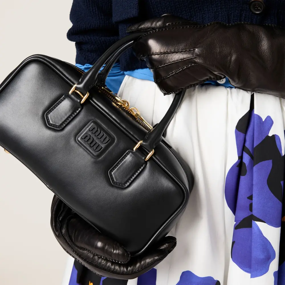 Alternative view of Túi Miu Miu Arcadie Leather Bag ‘Black’ 5BB148-2CR3-F0002-V-OON