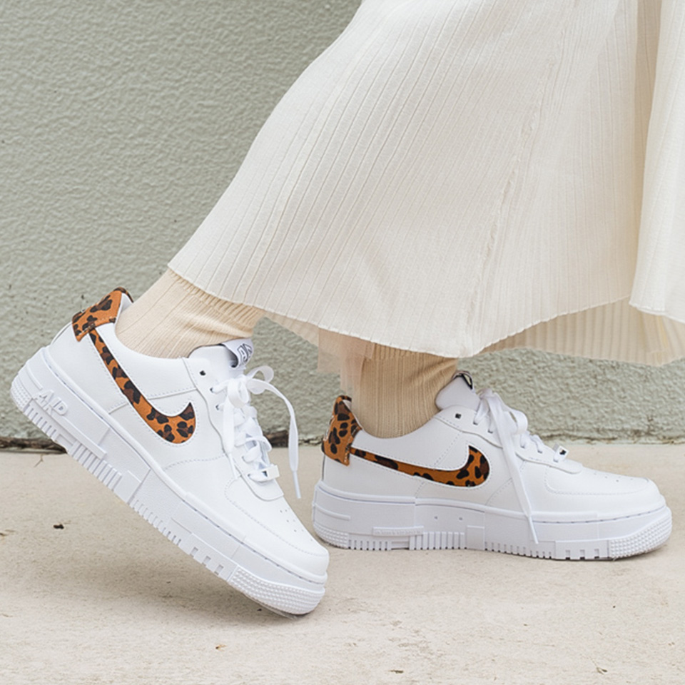 Giày Nike Wmns Air Force 1 Pixel SE ‘Leopard Print’ CV8481-100 - Ảnh 2