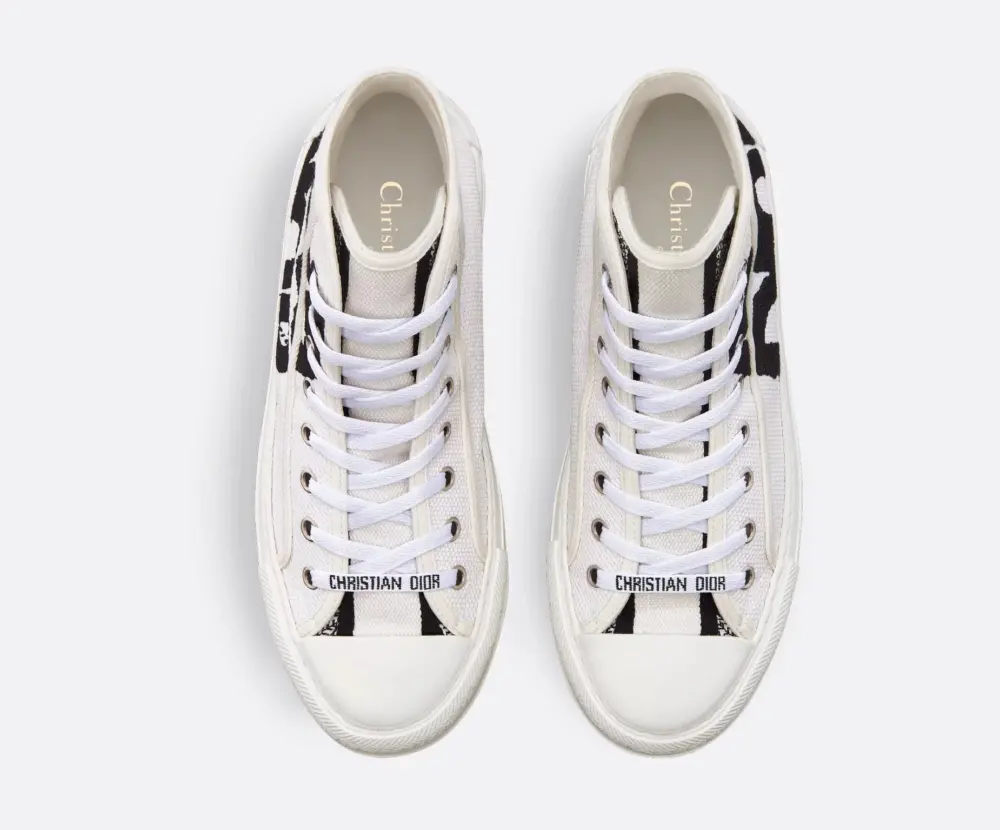 Giày Dior Walk’n’Dior High-Top Sneaker ‘White’ KCK382EZD-S900 - Ảnh 3