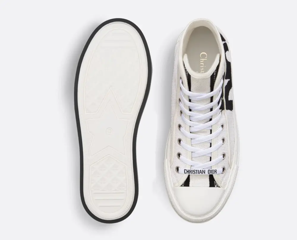 Giày Dior Walk’n’Dior High-Top Sneaker ‘White’ KCK382EZD-S900 - Ảnh 2