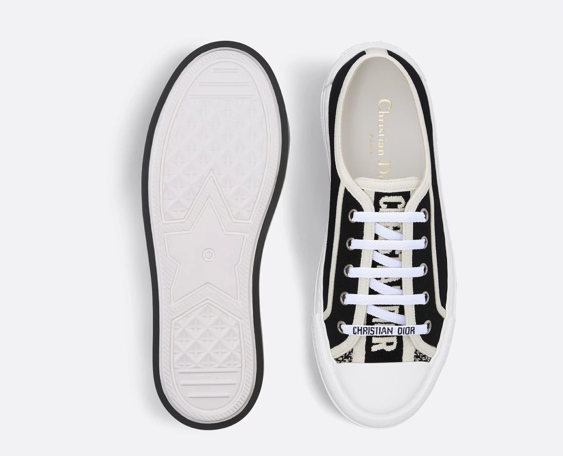 Alternative view of Giày Dior Walk’n’Dior Platform Sneaker ‘Black’ KCK386CVY-S900