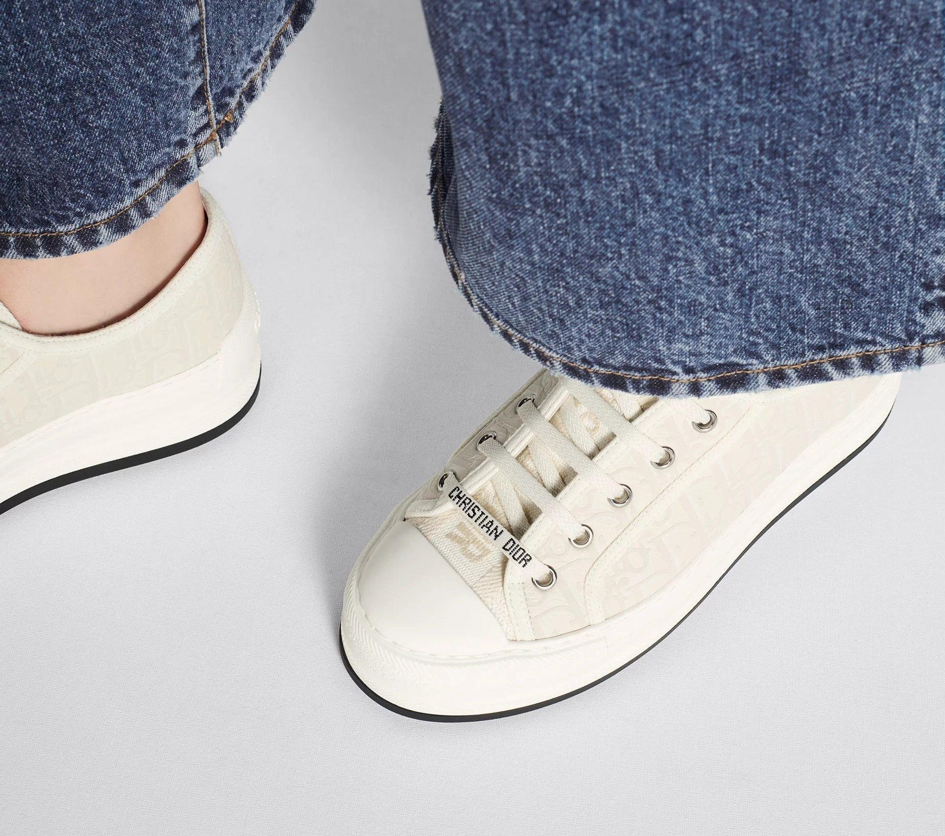Alternative view of Giày Dior Walk’n’Dior Platform Sneaker ‘White’ KCK409OLY-S03W