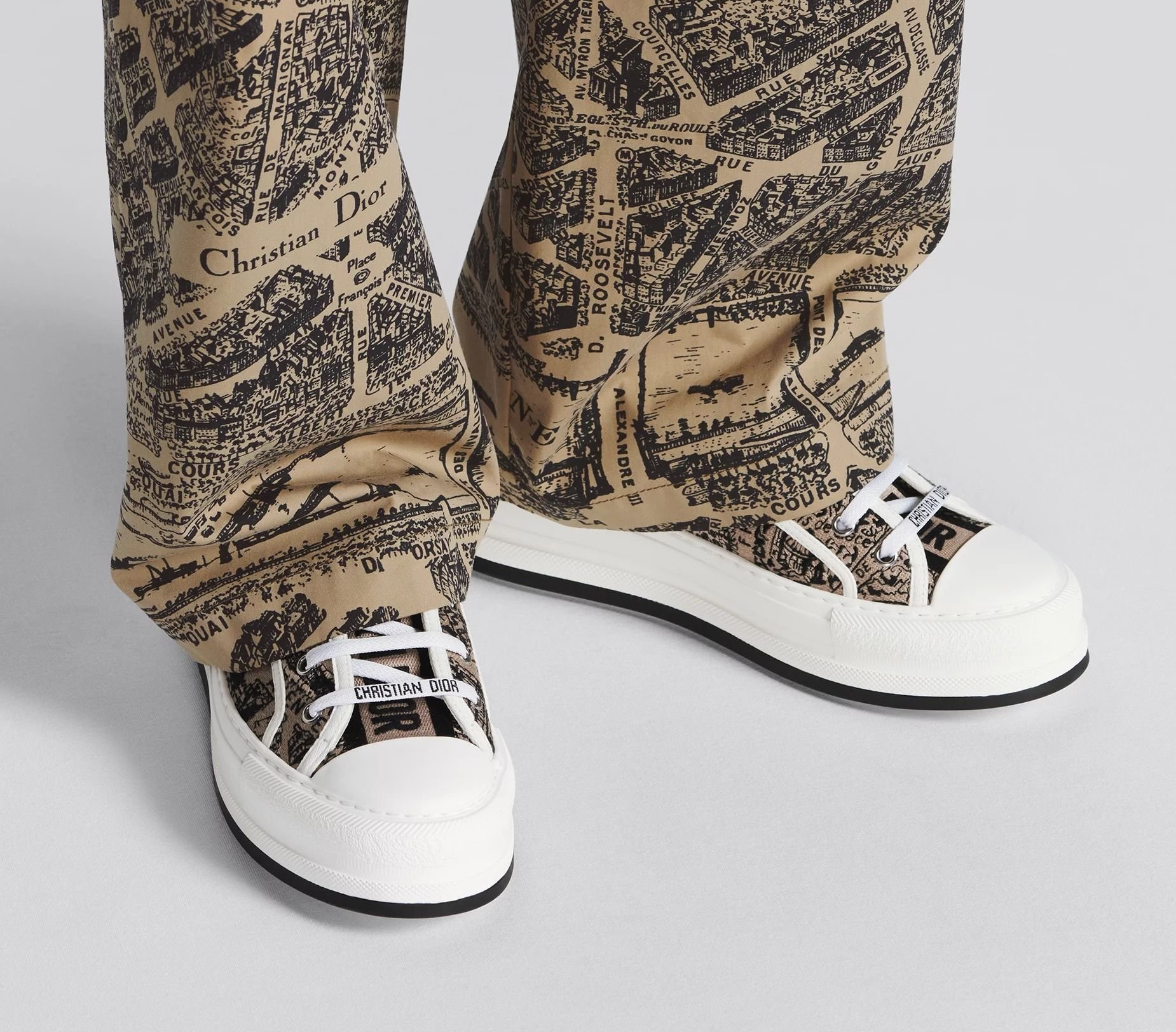 Giày Dior Walk’n’Dior Platform Sneaker ‘Beige’ KCK385KPY-S37U - Ảnh 2