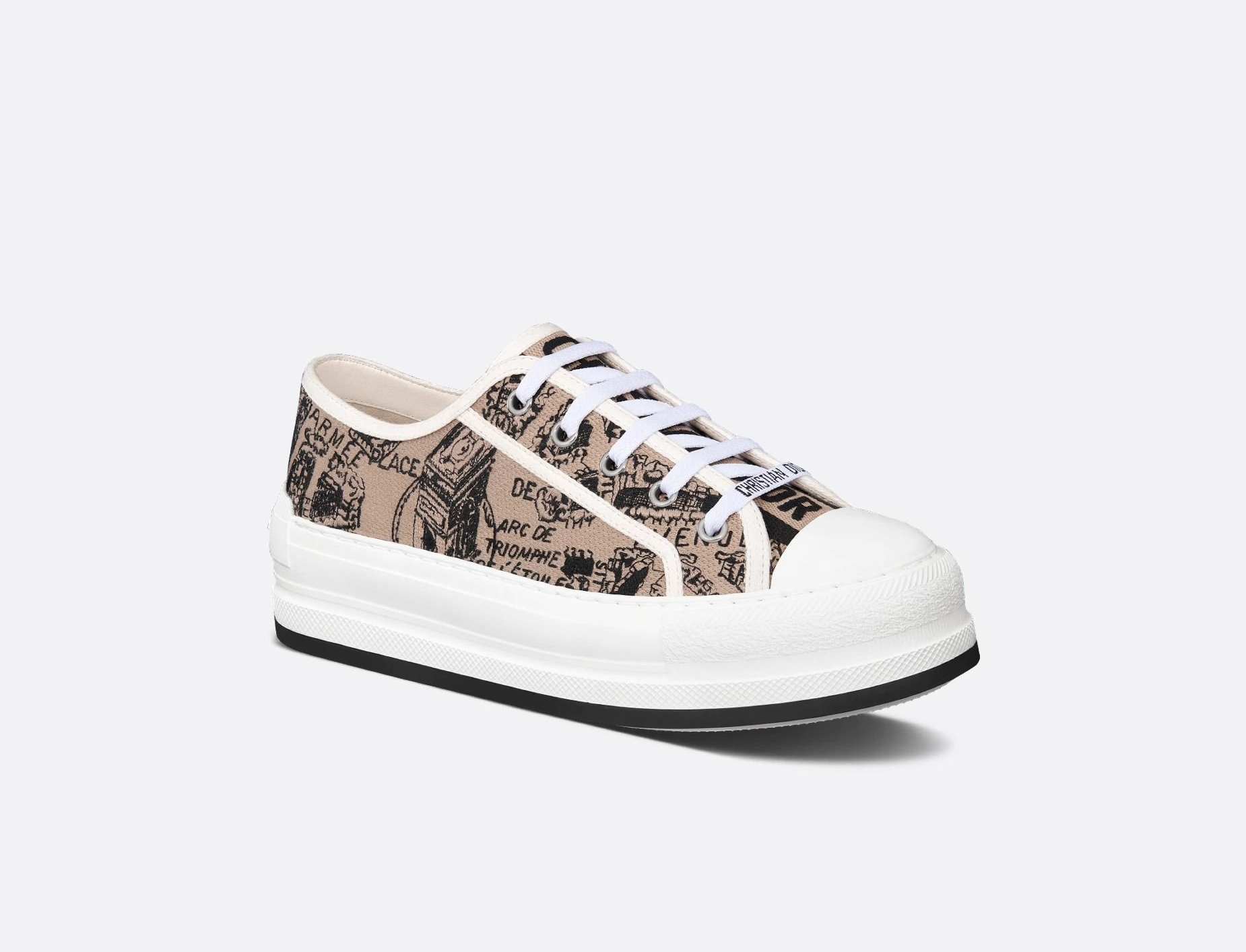 Giày Dior Walk’n’Dior Platform Sneaker ‘Beige’ KCK385KPY-S37U - Ảnh 4