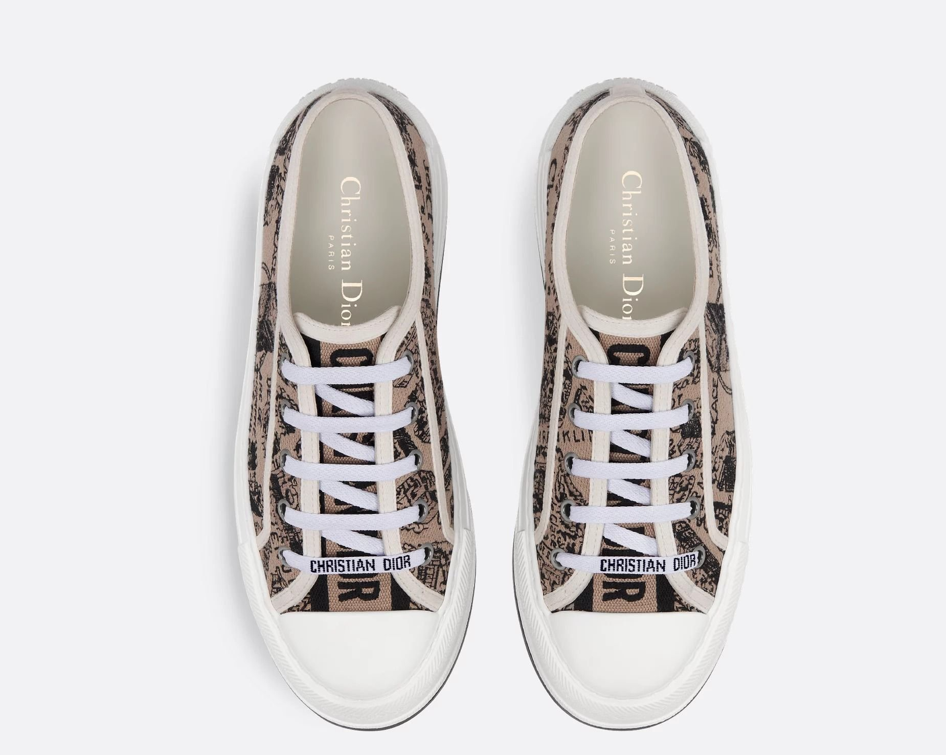 Giày Dior Walk’n’Dior Platform Sneaker ‘Beige’ KCK385KPY-S37U - Ảnh 3