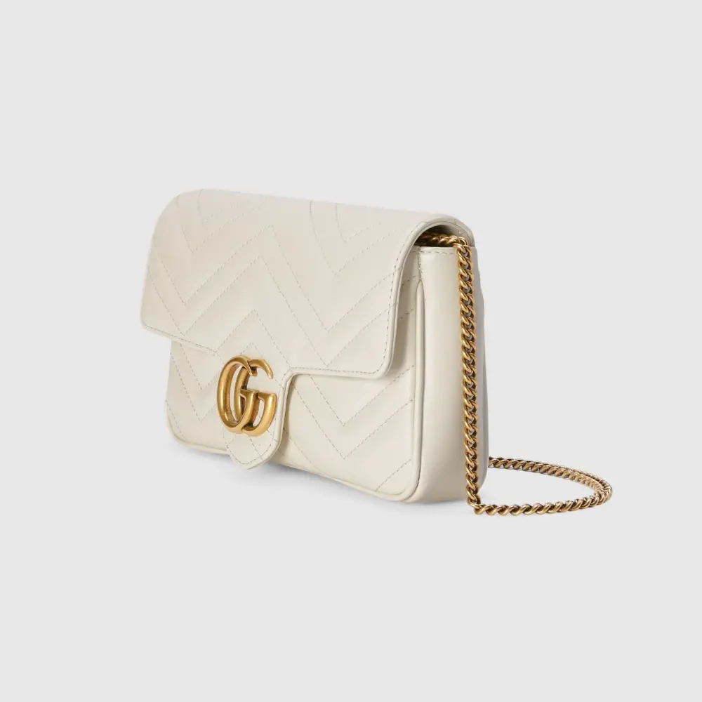 Túi Gucci GG Marmont Super Mini Bag ‘White’ 751526-AACCE-9053 - Ảnh 4
