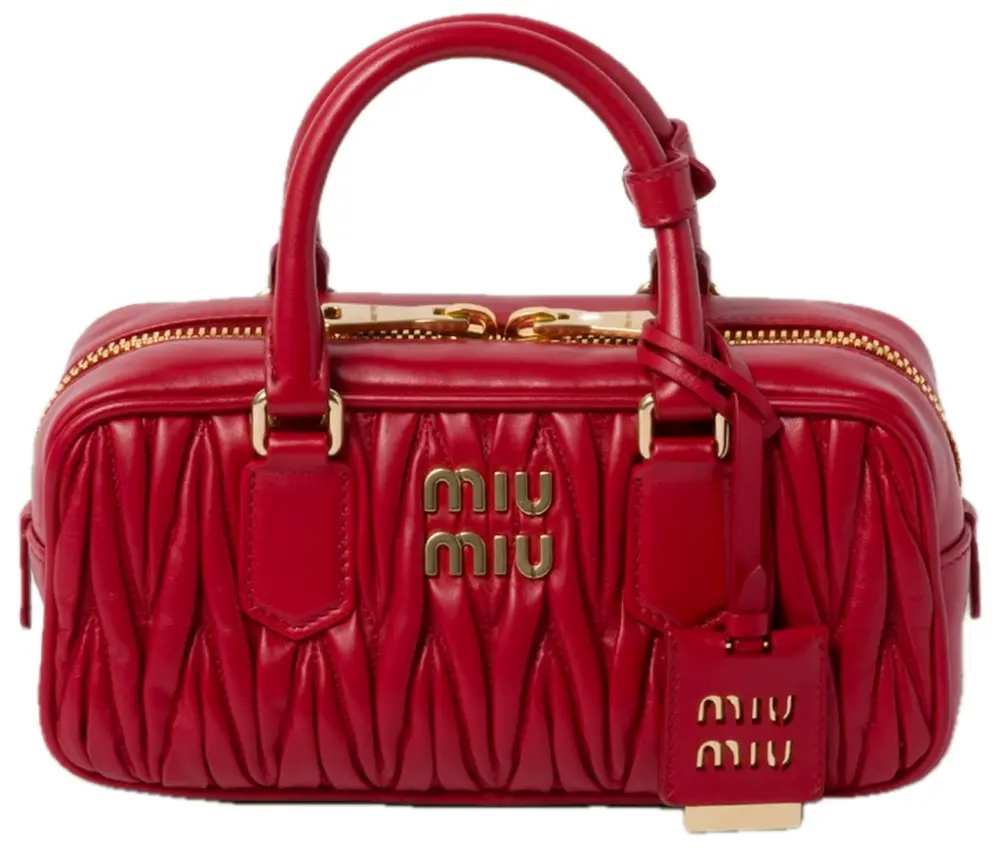 Túi Miu Miu Arcadie Matelassé Bag ‘Red’ 5BB142-AN88-F0011-V-OON