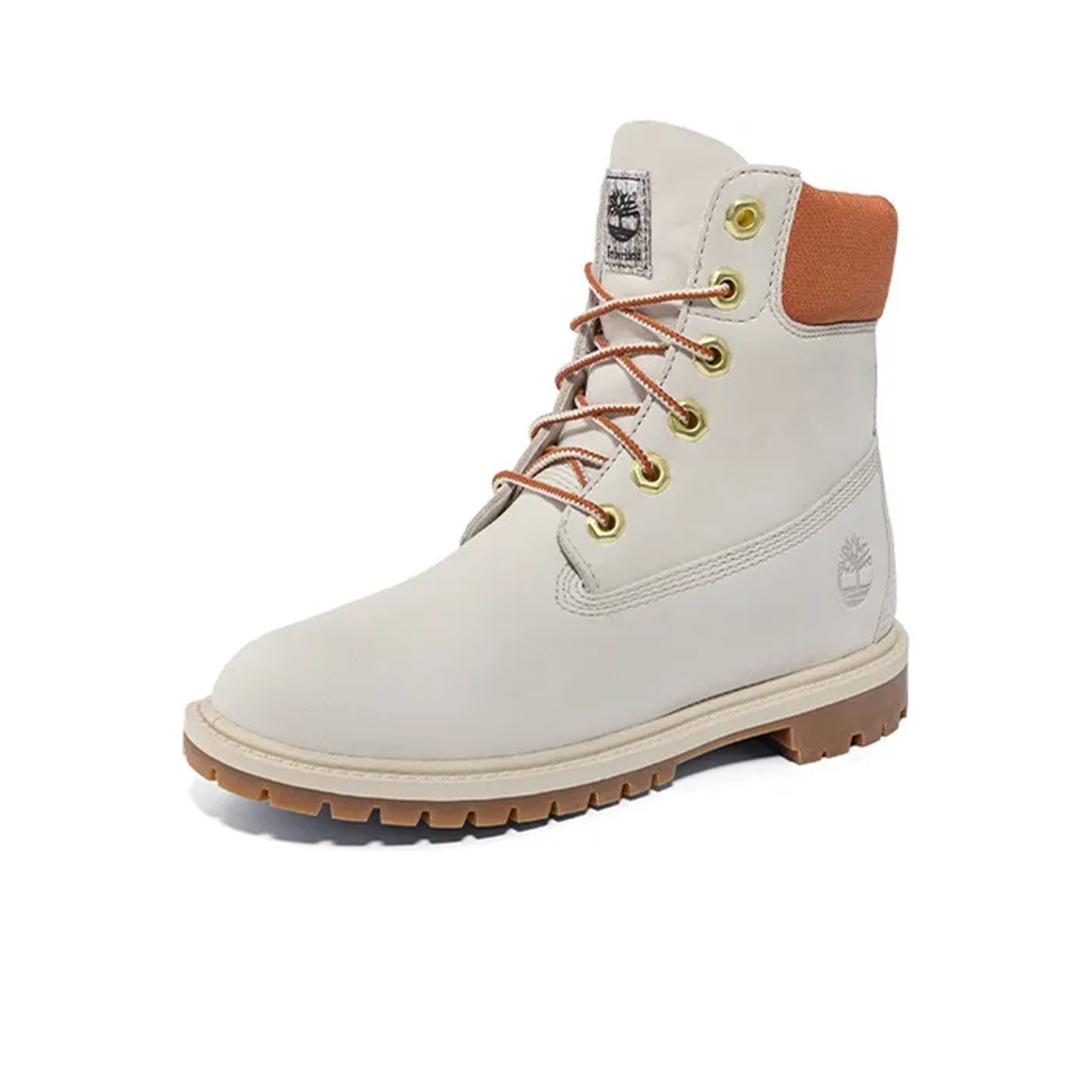 Giày Timberland Heritage 6 Inch Waterproof 'White Nubuck' A5RVCW - Ảnh 5