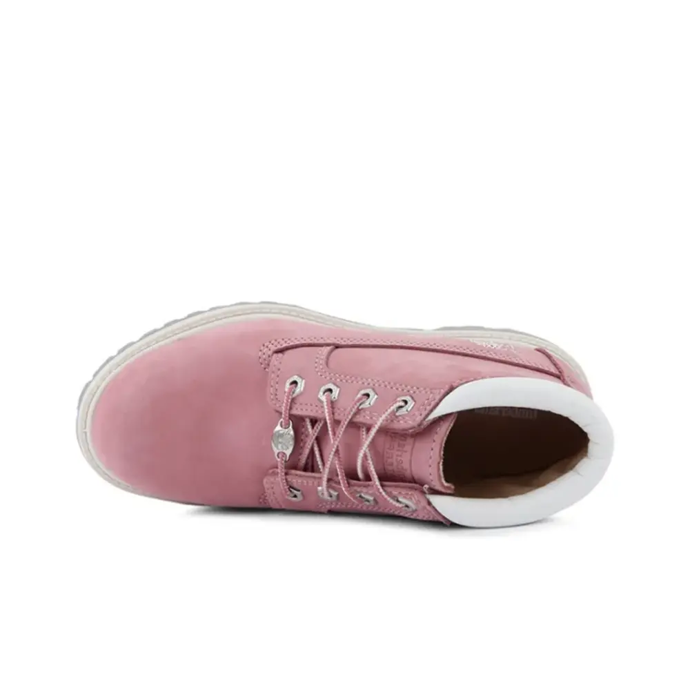 Giày Timberland Nellie Waterproof Chukka Wide Fit Boots 'Pink Nubuck' 23308 - Ảnh 3