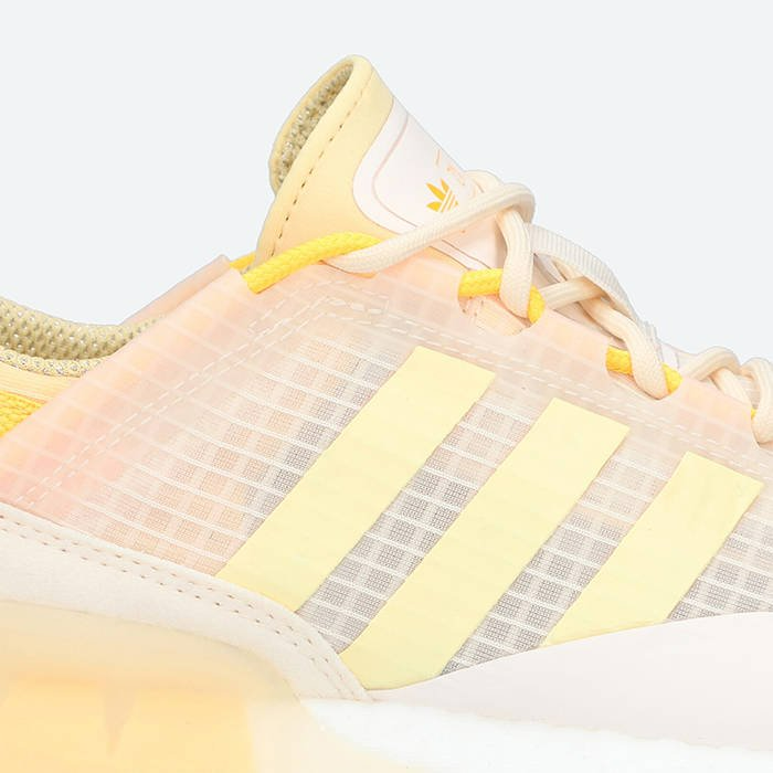 Giày Adidas Wmns ZX 2K Boost Pure ‘Wonder White Orange Tint’ GZ7875 - Ảnh 4