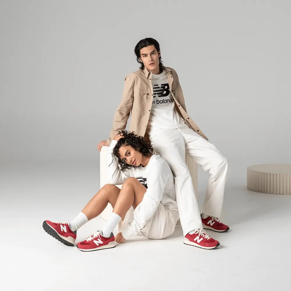 Giày New Balance 574 Heritage ‘Red’ U574HR2 - Ảnh 4