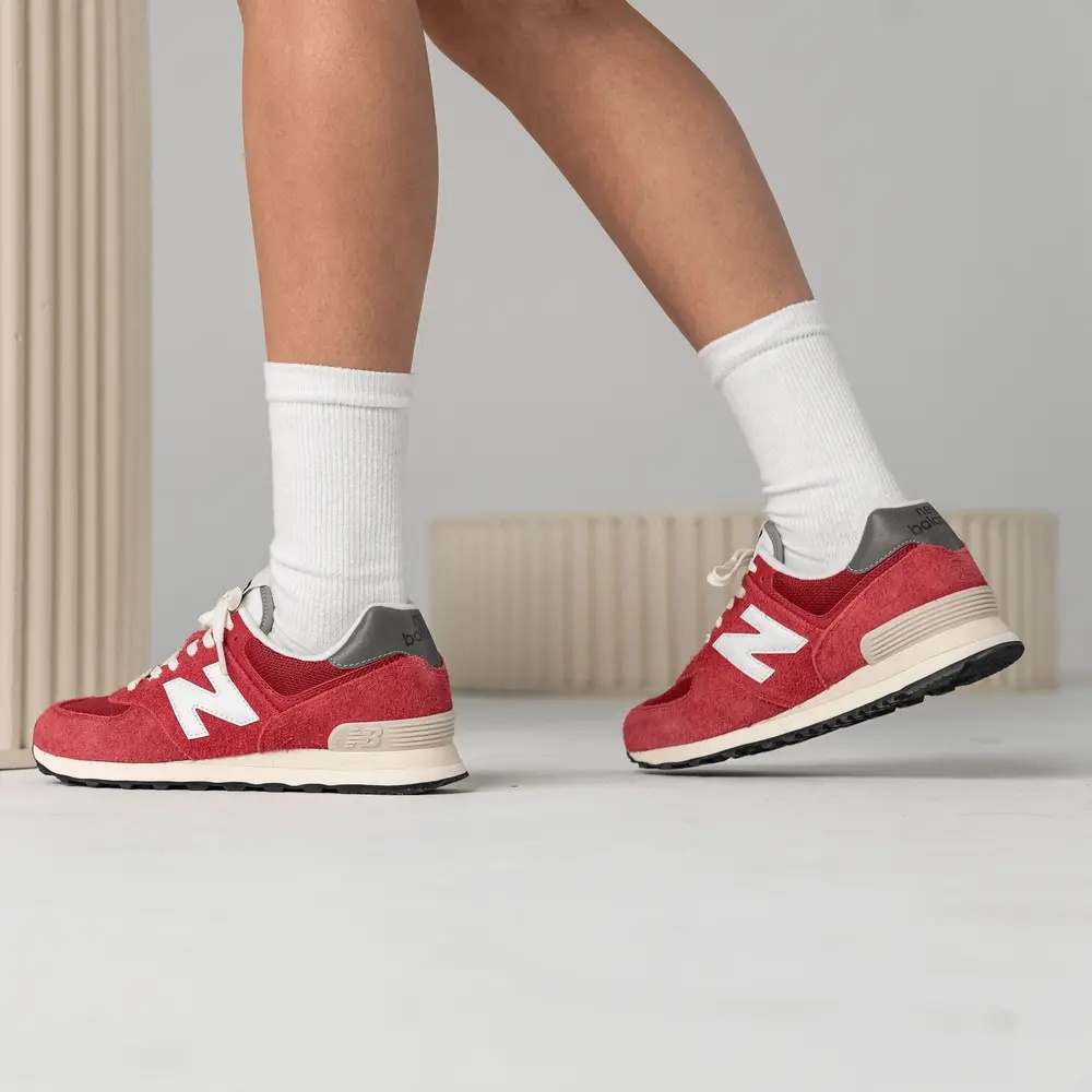 Giày New Balance 574 Heritage ‘Red’ U574HR2 - Ảnh 6