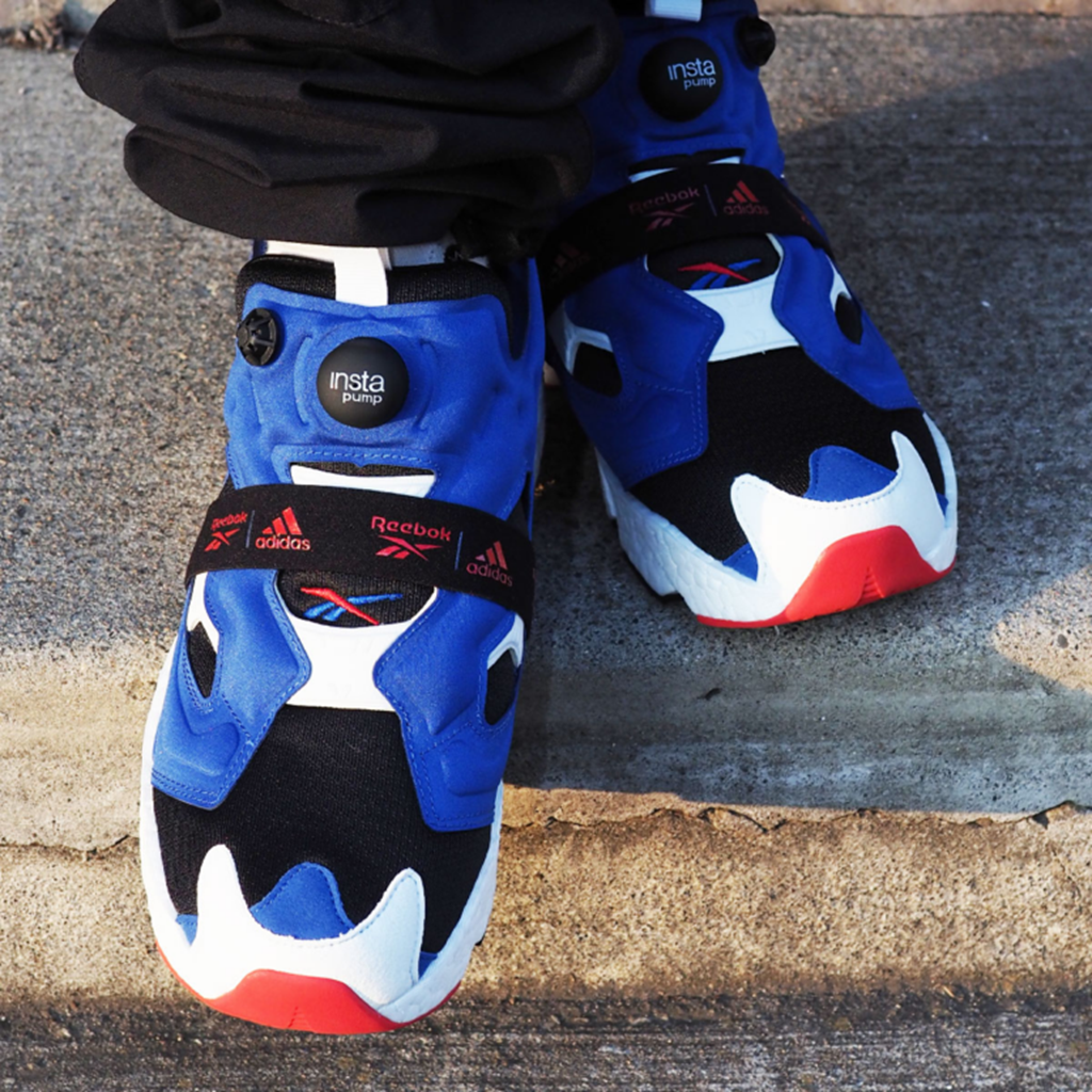 Giày InstaPump Fury Boost Blue Black Red FY8776 - Ảnh 6