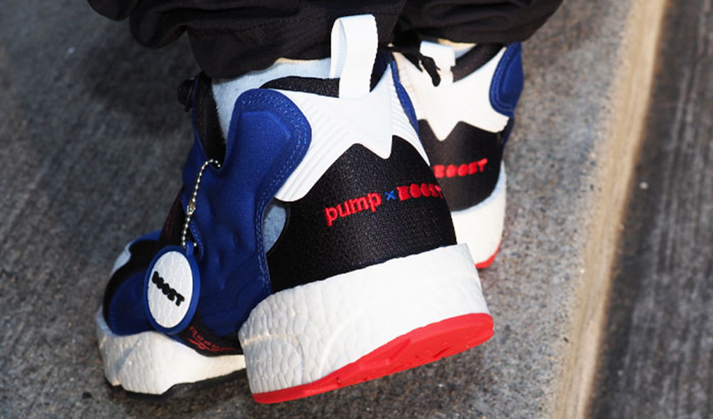 Giày InstaPump Fury Boost Blue Black Red FY8776 - Ảnh 3