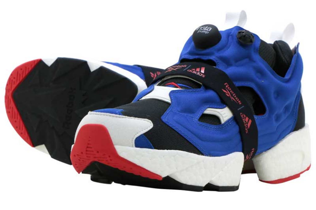 Giày InstaPump Fury Boost Blue Black Red FY8776 - Ảnh 5