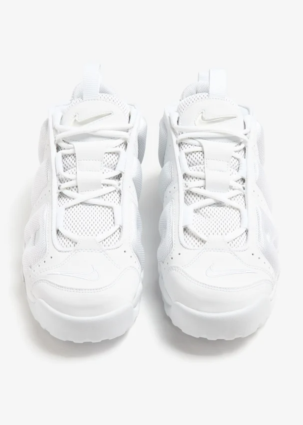 Giày Nike Air More Uptempo Low 'Triple White' FZ3055-100 - Ảnh 3