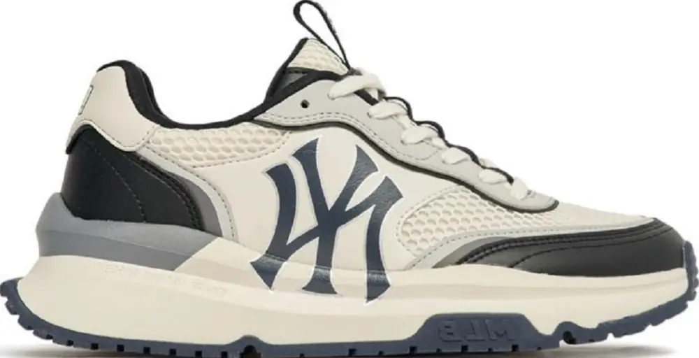 Giày MLB Chunky Runner NY ‘Black White’ 3ASHRJ13N-50BKS