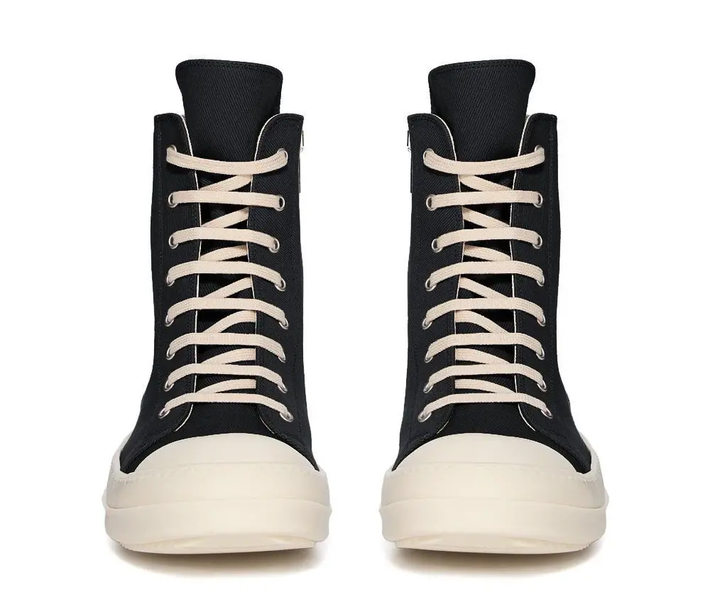 Giày Nam Rick Owen Drkshdw Hollywood Sneaks 'Black' DU01E3800DOEH1-911 - Ảnh 2