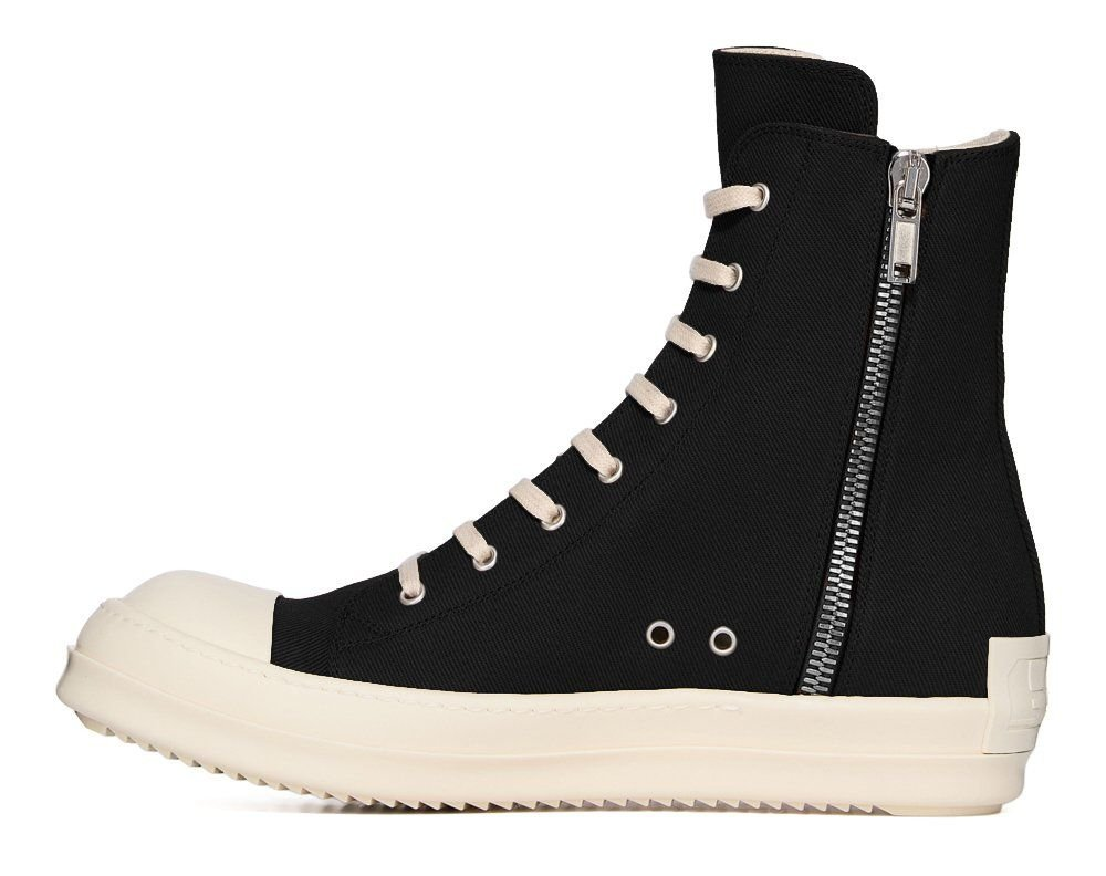 Giày Nam Rick Owen Drkshdw Hollywood Sneaks 'Black' DU01E3800DOEH1-911 - Ảnh 3