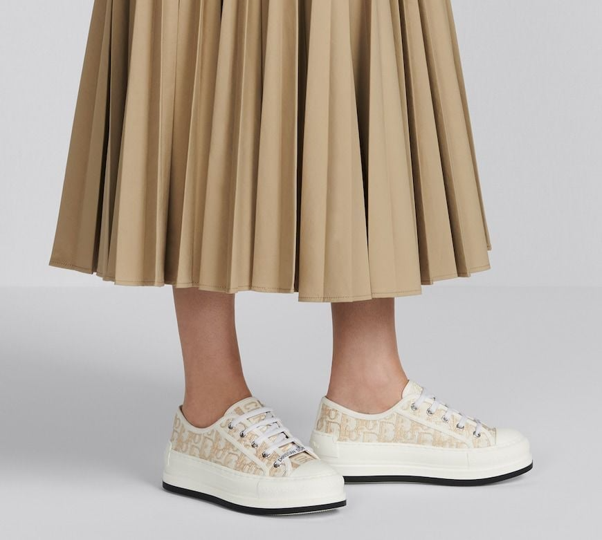 Giày Dior Walk’N’Dior Platform Sneaker ‘Gold Tone’ KCK385OBL-S49K - Ảnh 2