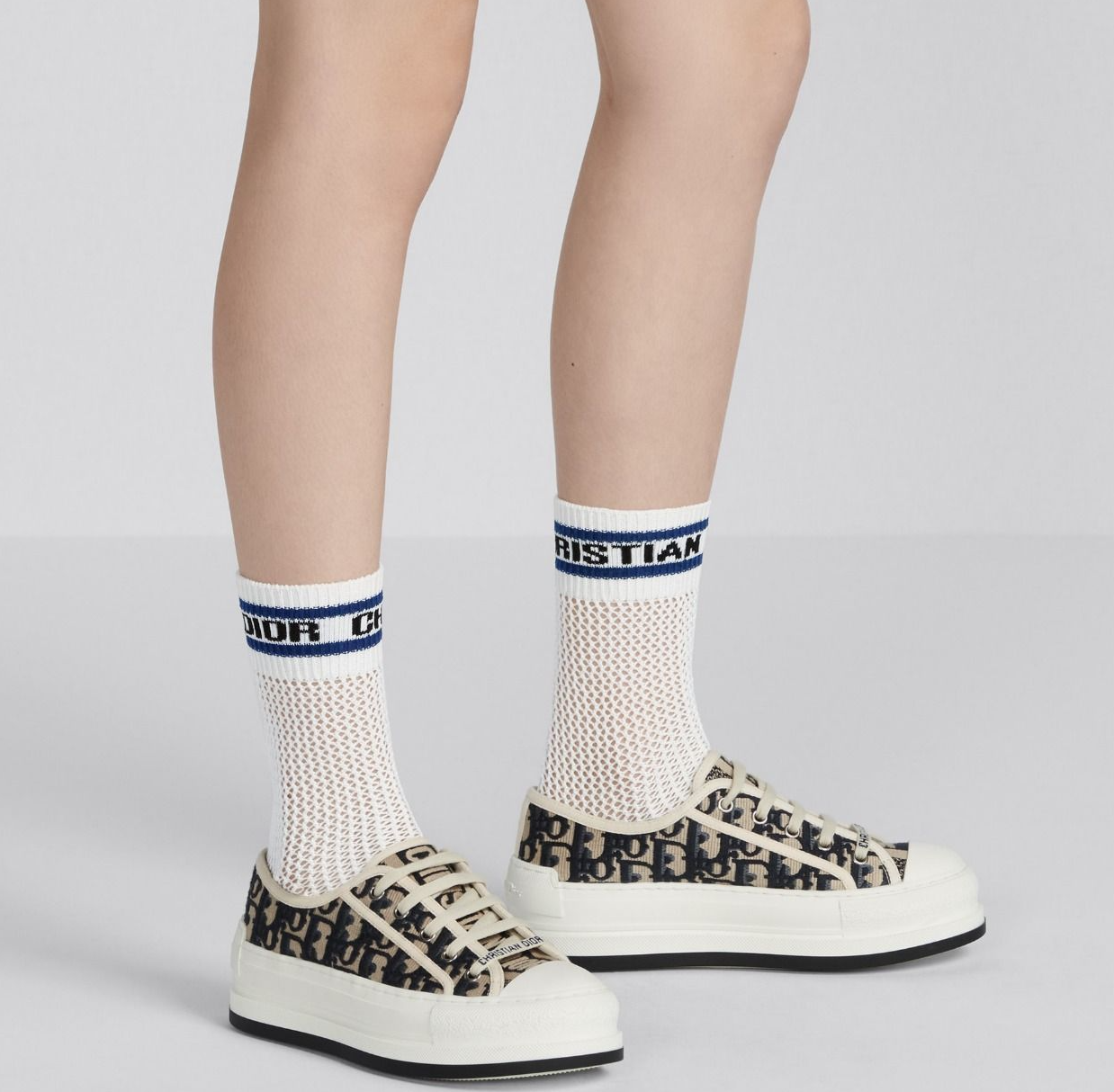 Alternative view of Giày Dior Walk’N’Dior Platform Sneaker ‘Deep Blue’ KCK385OBE-S56B