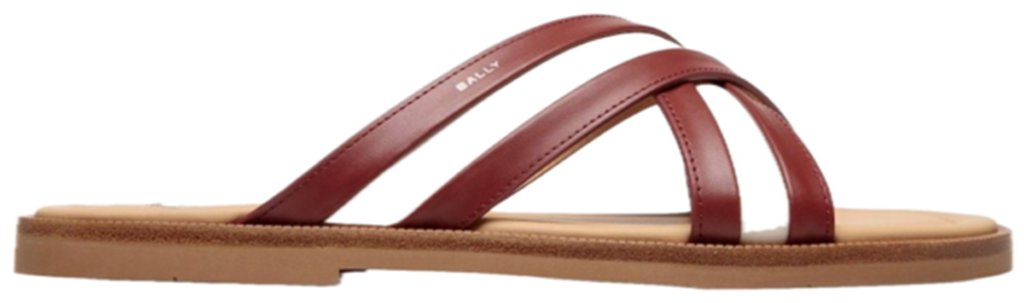 Dép Bally Glide Sandal ‘Red’ 6307405