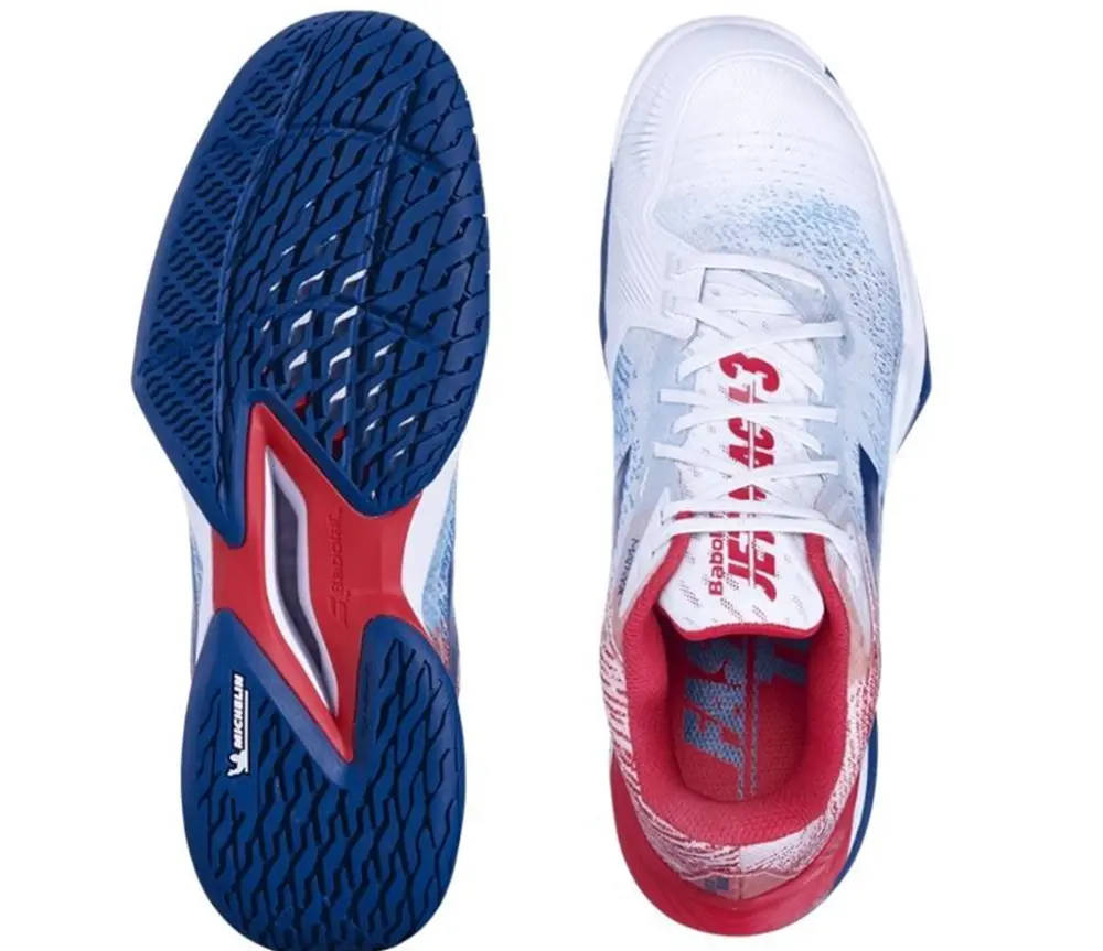 Giày Babolat Jet Mach 3 ‘Red White’ 30F22629-1005 - Ảnh 4