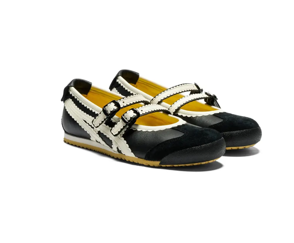 Giày Onitsuka Tiger Mexico 66 Tigress 'Black Cream' 1182A678-001 - Ảnh 5