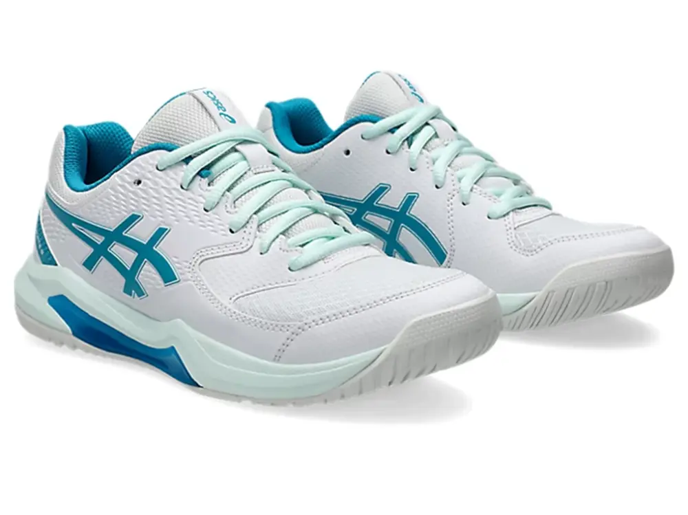 Giày ASICS Gel-Dedicate 8 'White Teal Blue' 1042A237-103 - Ảnh 5