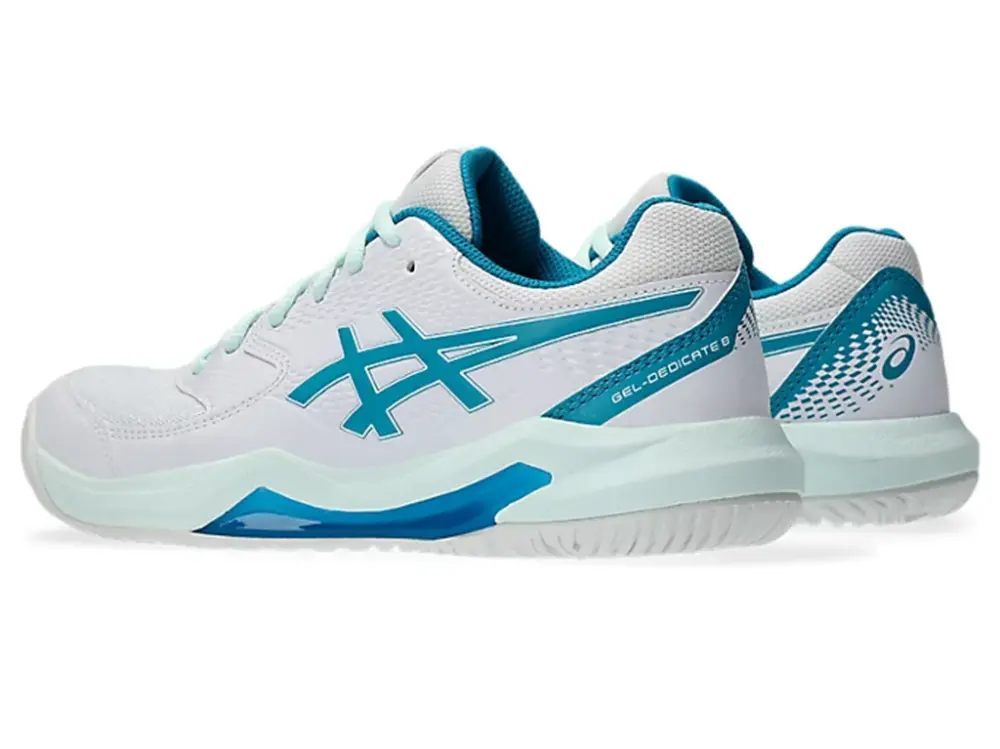 Giày ASICS Gel-Dedicate 8 'White Teal Blue' 1042A237-103 - Ảnh 4