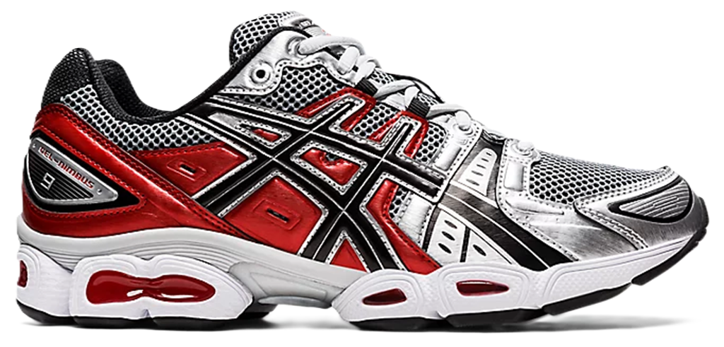 Giày ASICS Gel-Nimbus 9 'Pure Silver Classic Red' 1201A424-020
