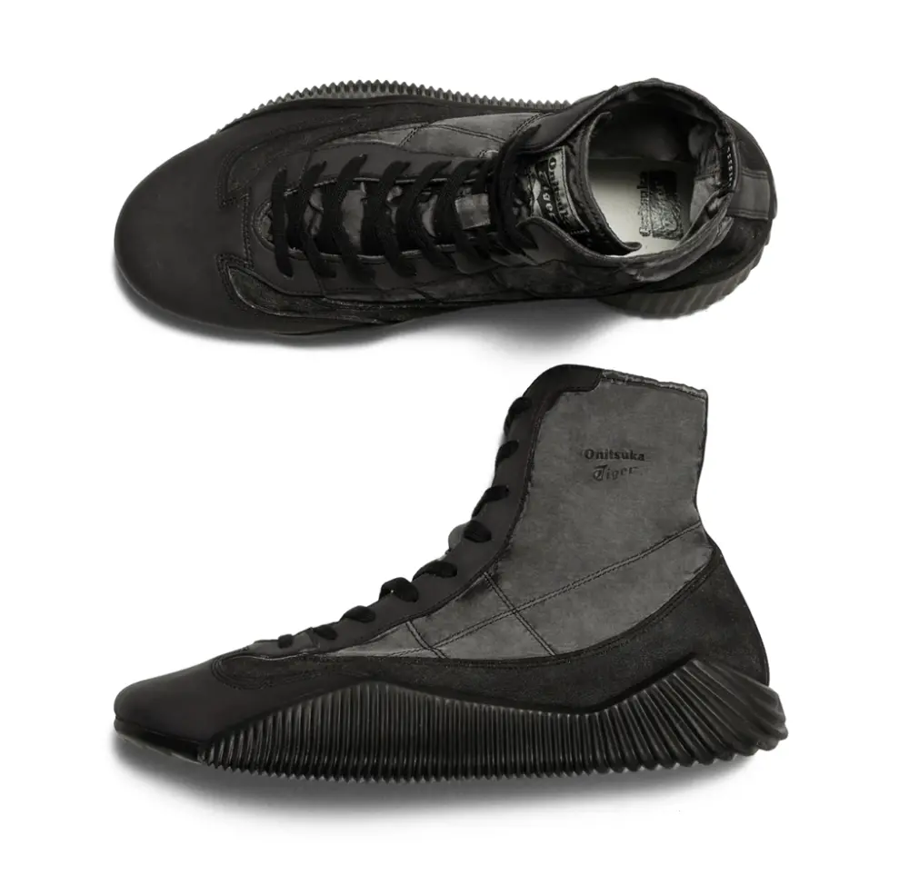 Alternative view of Giày Onitsuka Tiger Wrestling A60 Nippon Made 'Triple Black' 1183C346-001