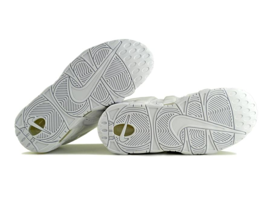 Giày Nike Air More Uptempo Low 'Triple White' FZ3055-100 - Ảnh 6