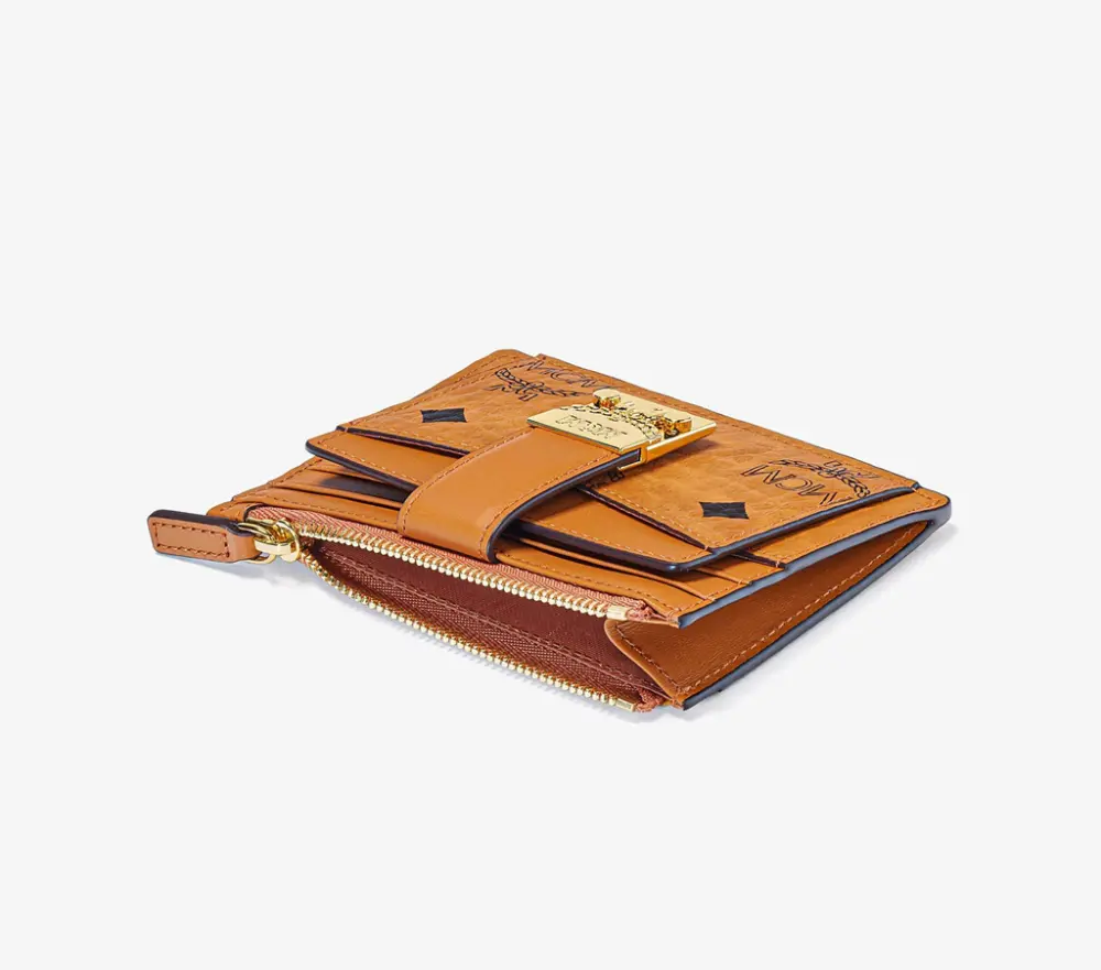 Ví MCM Tracy Zip Card Case in Visetos ‘Cognac’ MYABSPA07CO001 - Ảnh 3